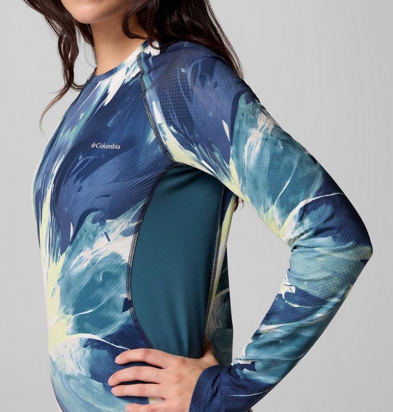 Omni-Heat Infinity Knit LS Crew, Color: Everblue Snowflight, image 7