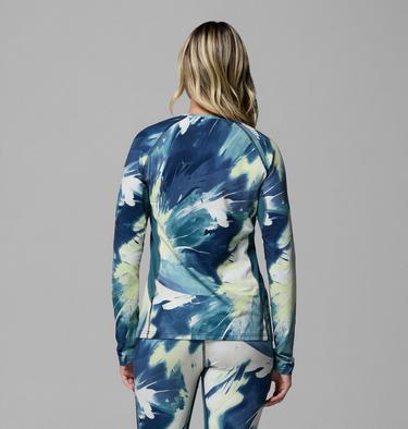 Women's Omni-Heat Infinity Knit Baselayer Crew, Color: Everblue Snowflight, image 7