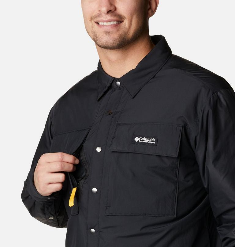 Men's Ballistic Ridge Shirt Jacket, Color: Black, image 7