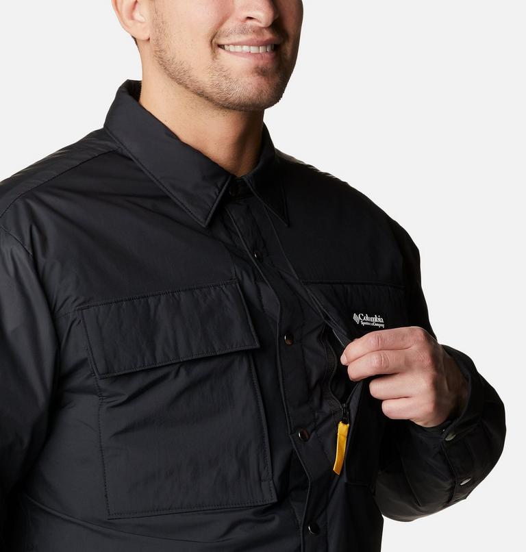 Men's Ballistic Ridge Shirt Jacket, Color: Black, image 8