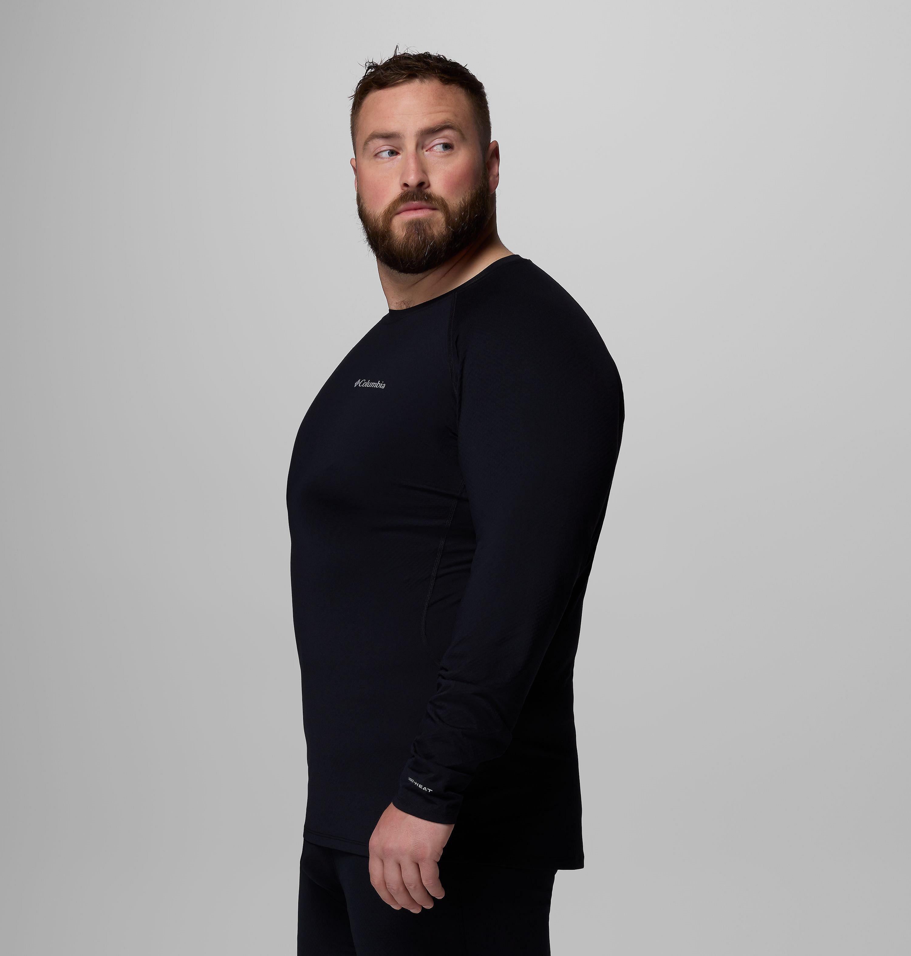 Men's Omni-Heat Infinity Knit Long Sleeve Crew Shirt - Big 4