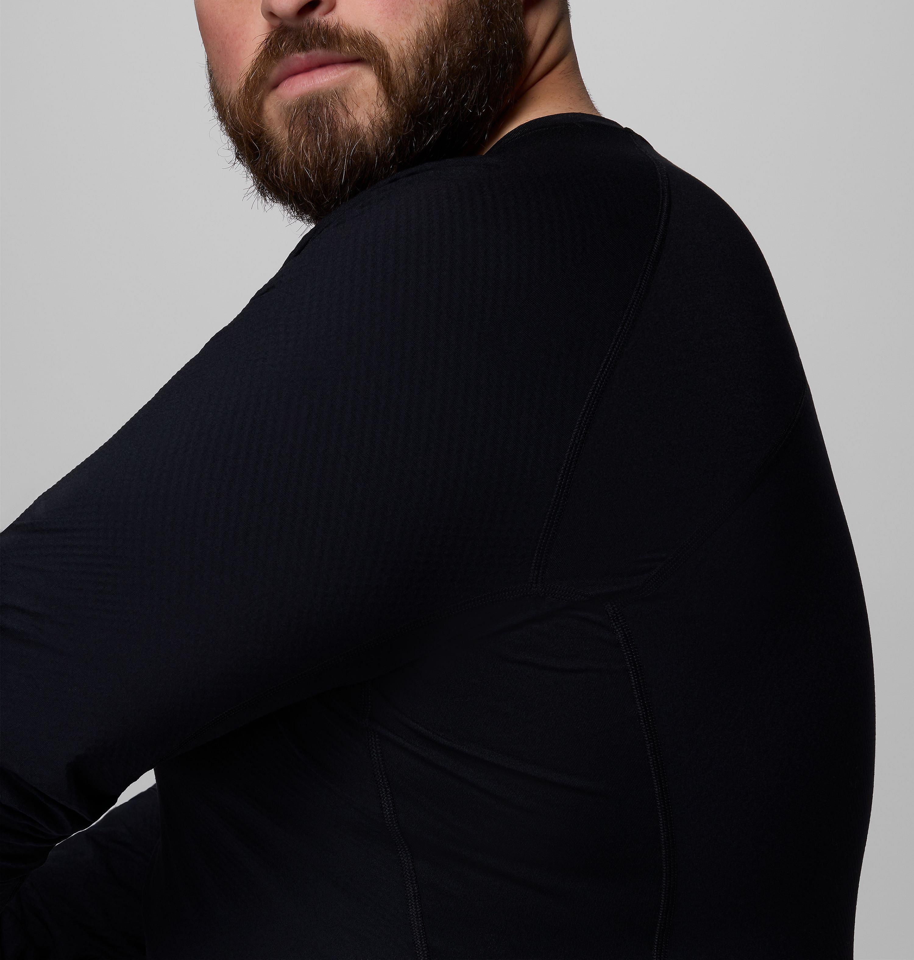 Men's Omni-Heat Infinity Knit Long Sleeve Crew Shirt - Big 7