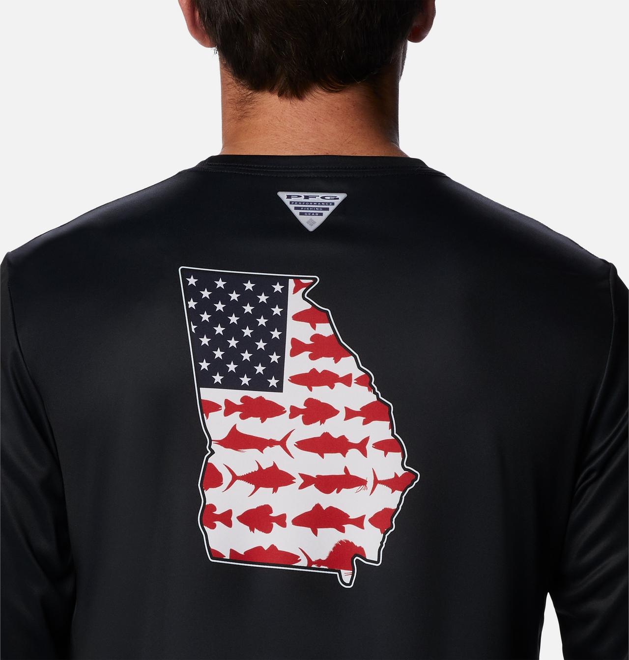 Men's PFG Terminal Tackle™ Statetriot Long Sleeve Shirt 5