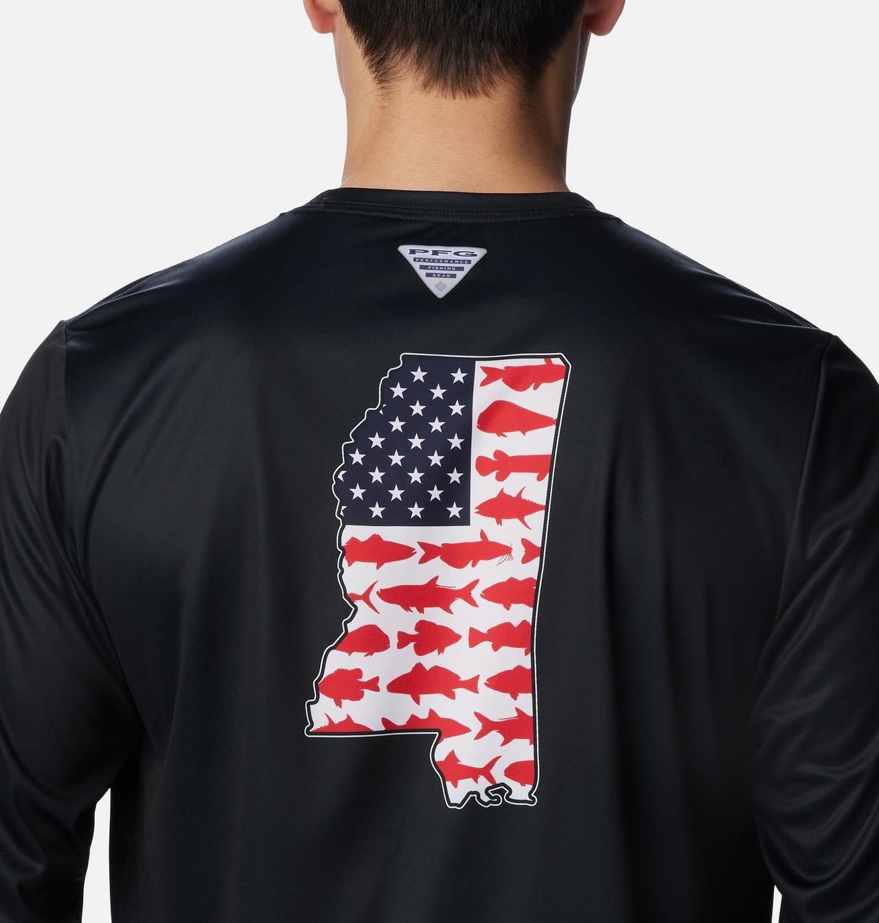 Men's PFG Terminal Tackle™ Statetriot Long Sleeve Shirt 5