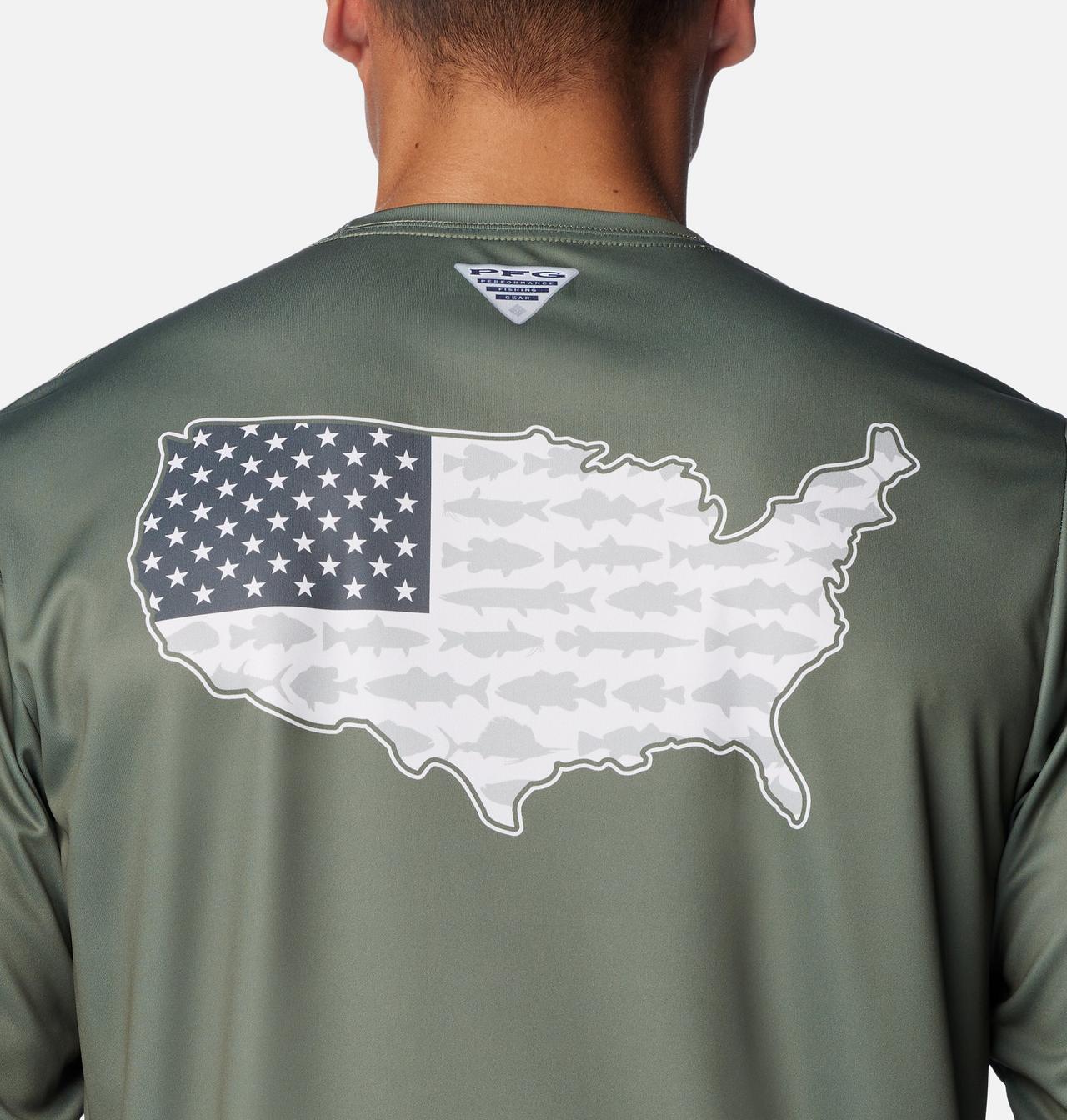 Men's PFG Terminal Tackle™ Statetriot Long Sleeve Shirt 5