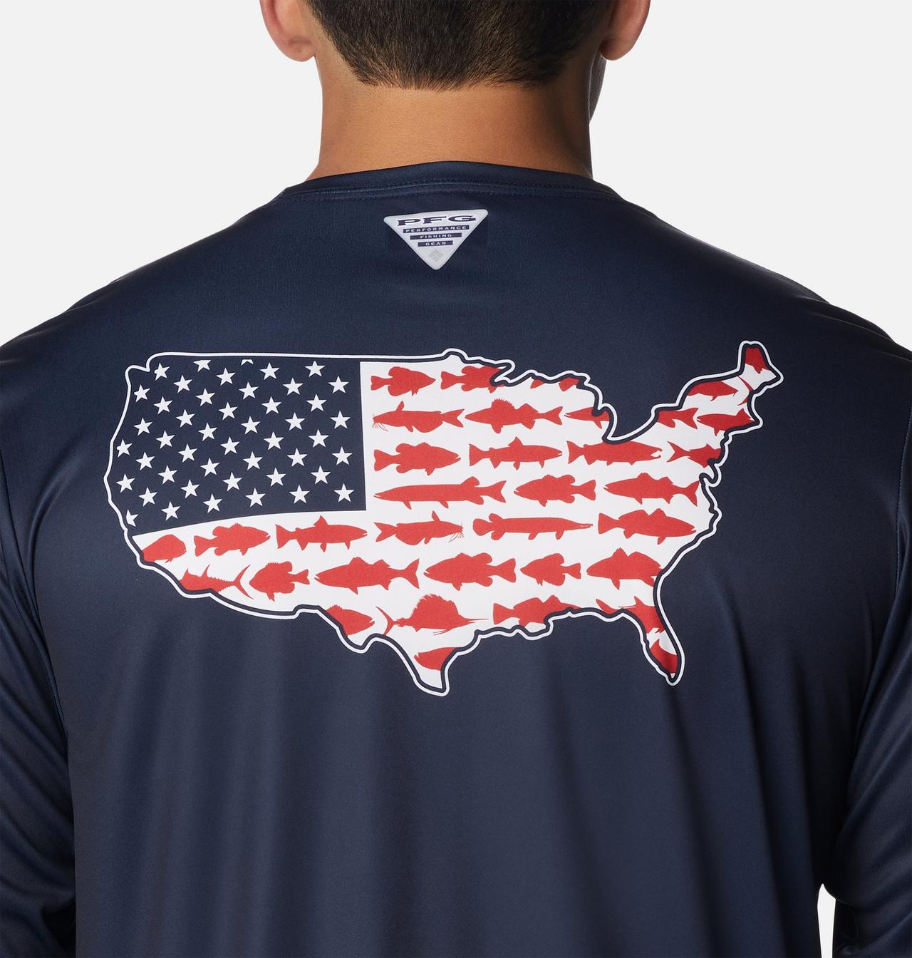 Men's PFG Terminal Tackle™ Statetriot Long Sleeve Shirt 5