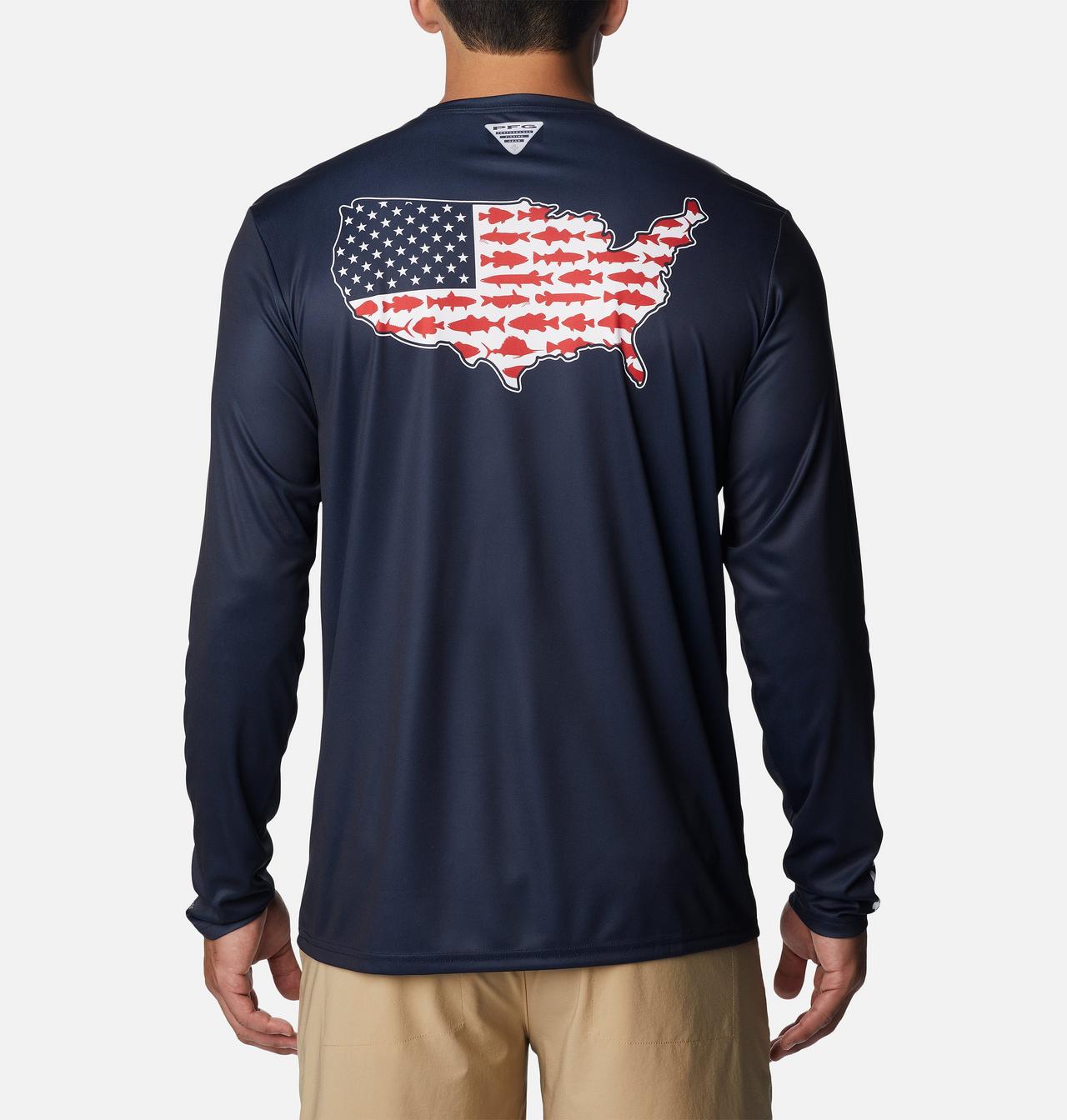 Men's PFG Terminal Tackle™ Statetriot Long Sleeve Shirt 1