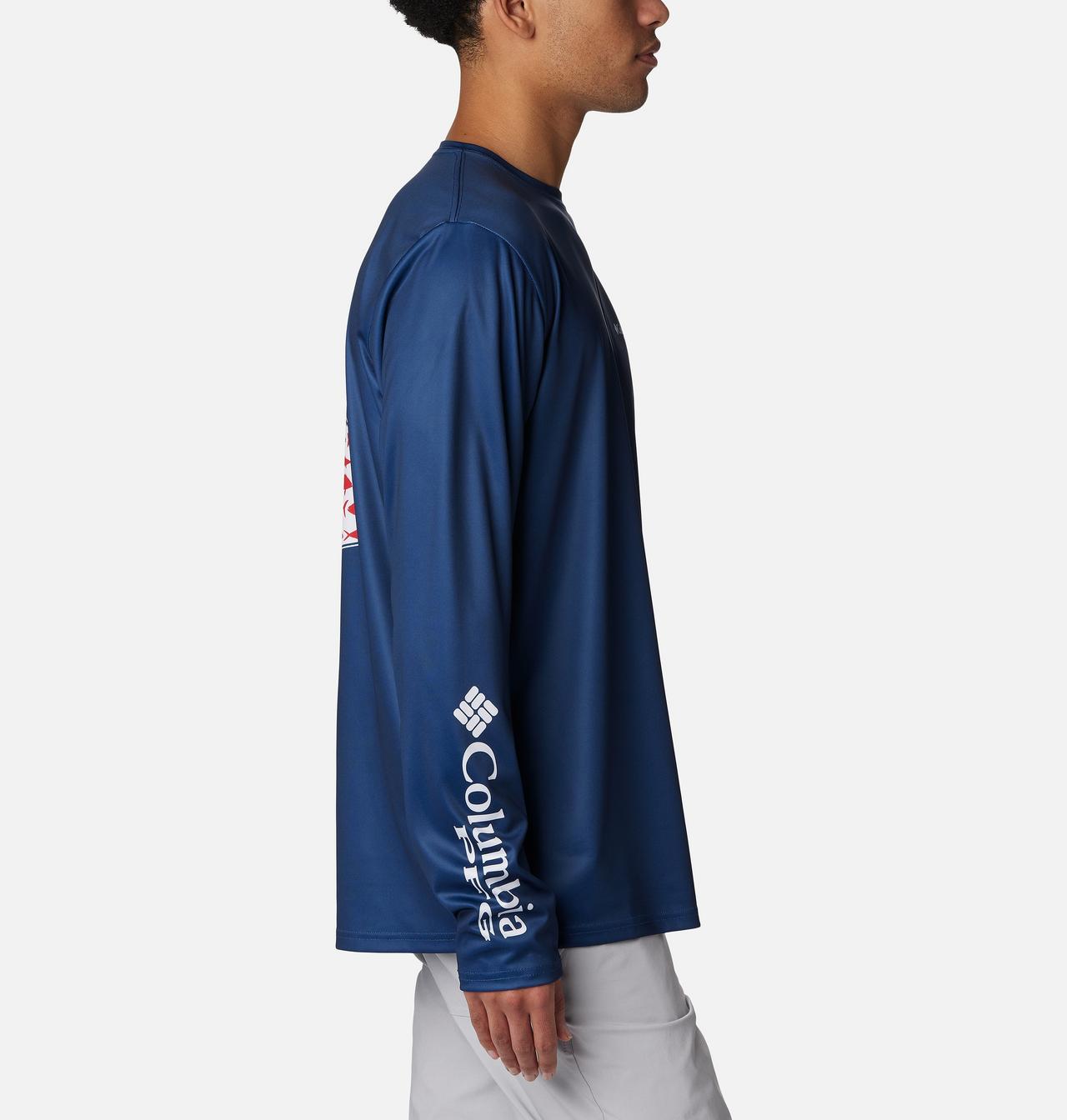 Men's PFG Terminal Tackle™ Statetriot Long Sleeve Shirt 3