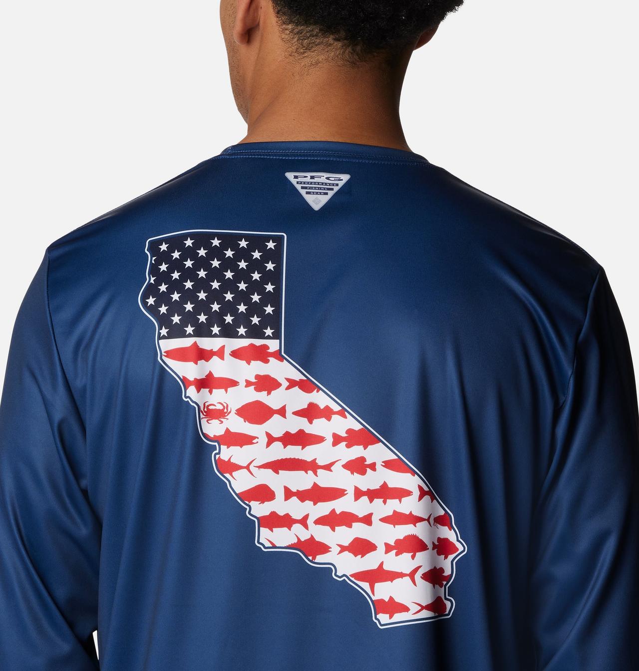Men's PFG Terminal Tackle™ Statetriot Long Sleeve Shirt 5