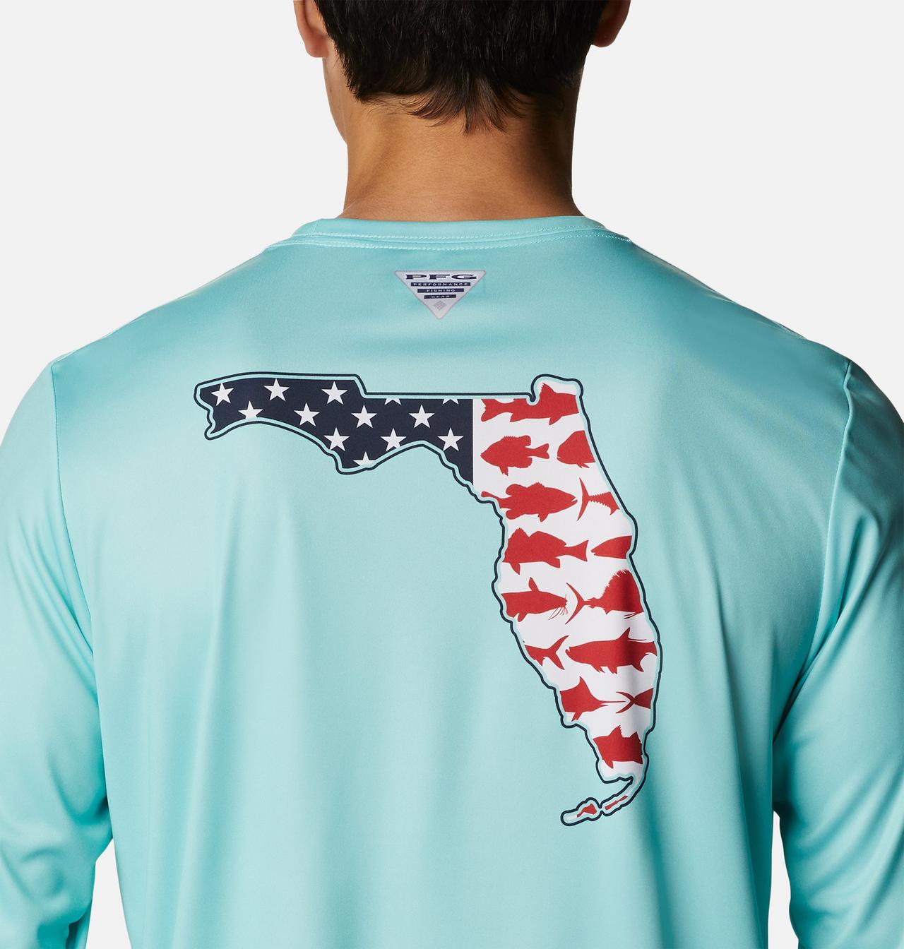 Men's PFG Terminal Tackle™ Statetriot Long Sleeve Shirt 5