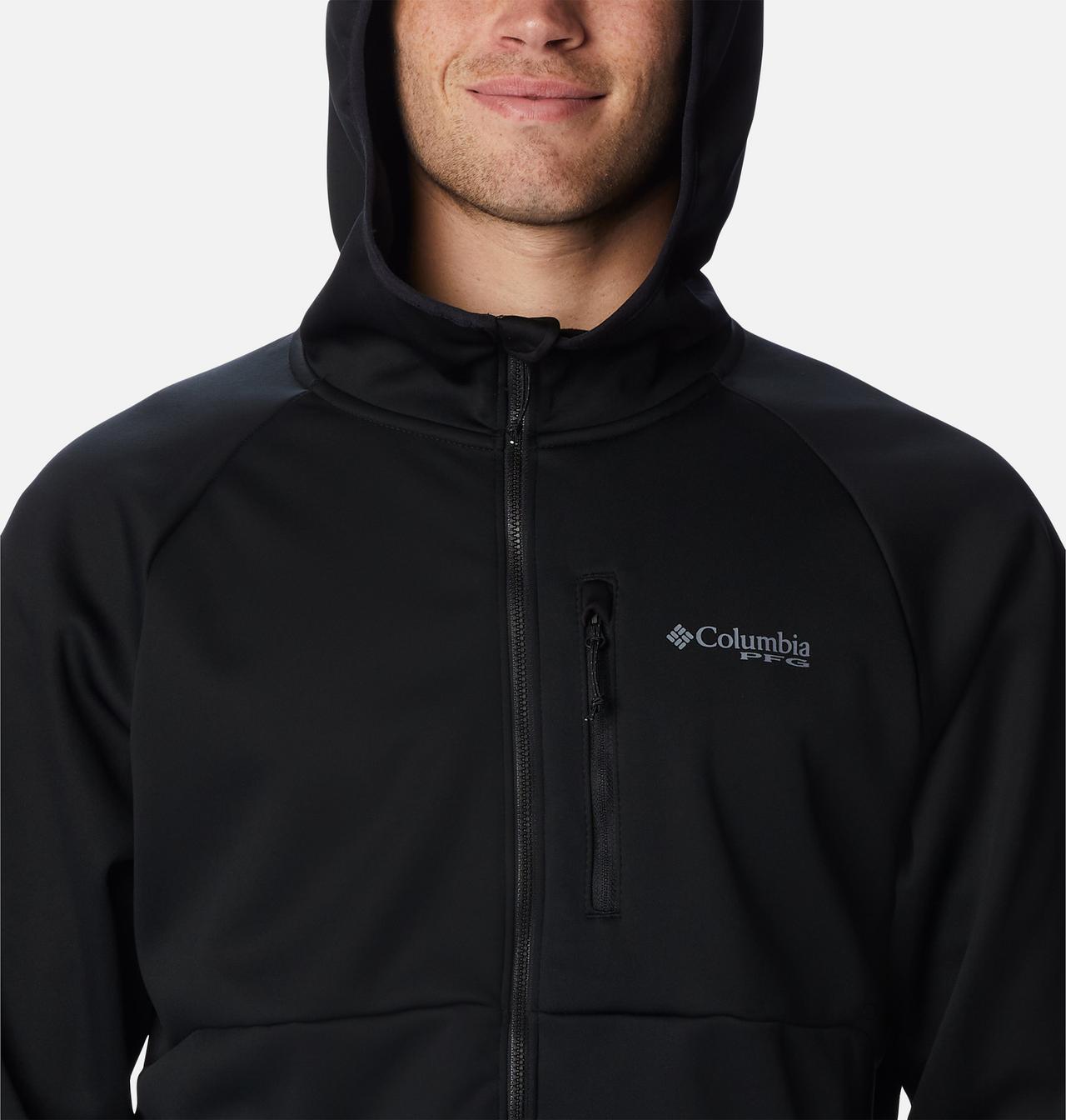 Men's PFG Terminal™ Stretch Softshell Hooded Jacket 4