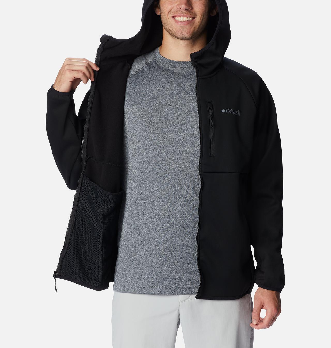 Men's PFG Terminal™ Stretch Softshell Hooded Jacket 5