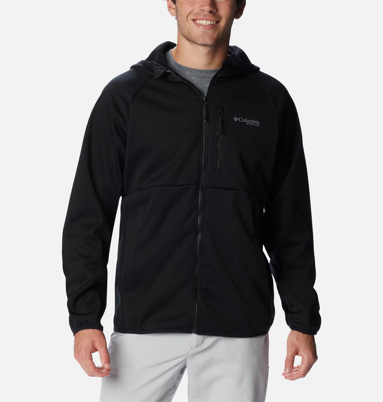 Men's PFG Terminal™ Stretch Softshell Hooded Jacket 1