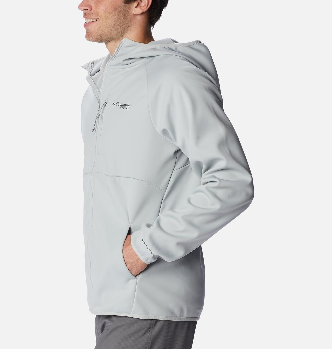 Men's PFG Terminal™ Stretch Softshell Hooded Jacket 3