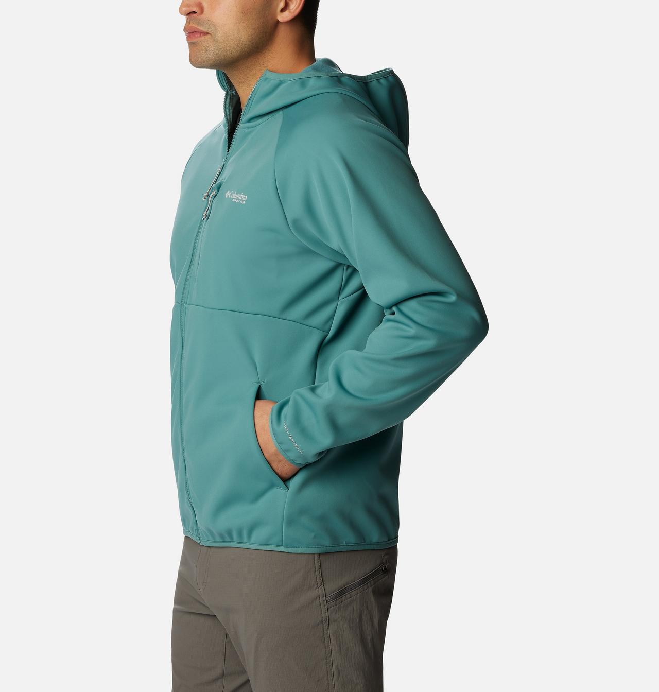 Men's PFG Terminal™ Stretch Softshell Hooded Jacket 3