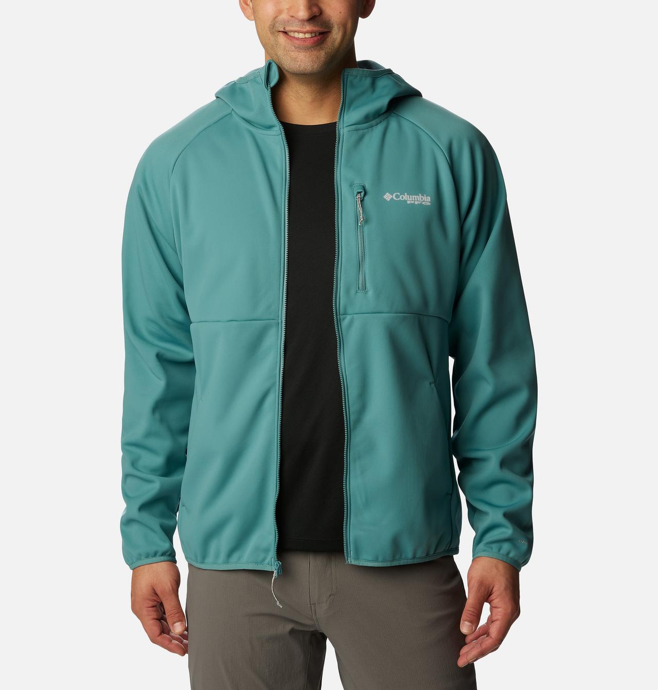 Men's PFG Terminal™ Stretch Softshell Hooded Jacket 6