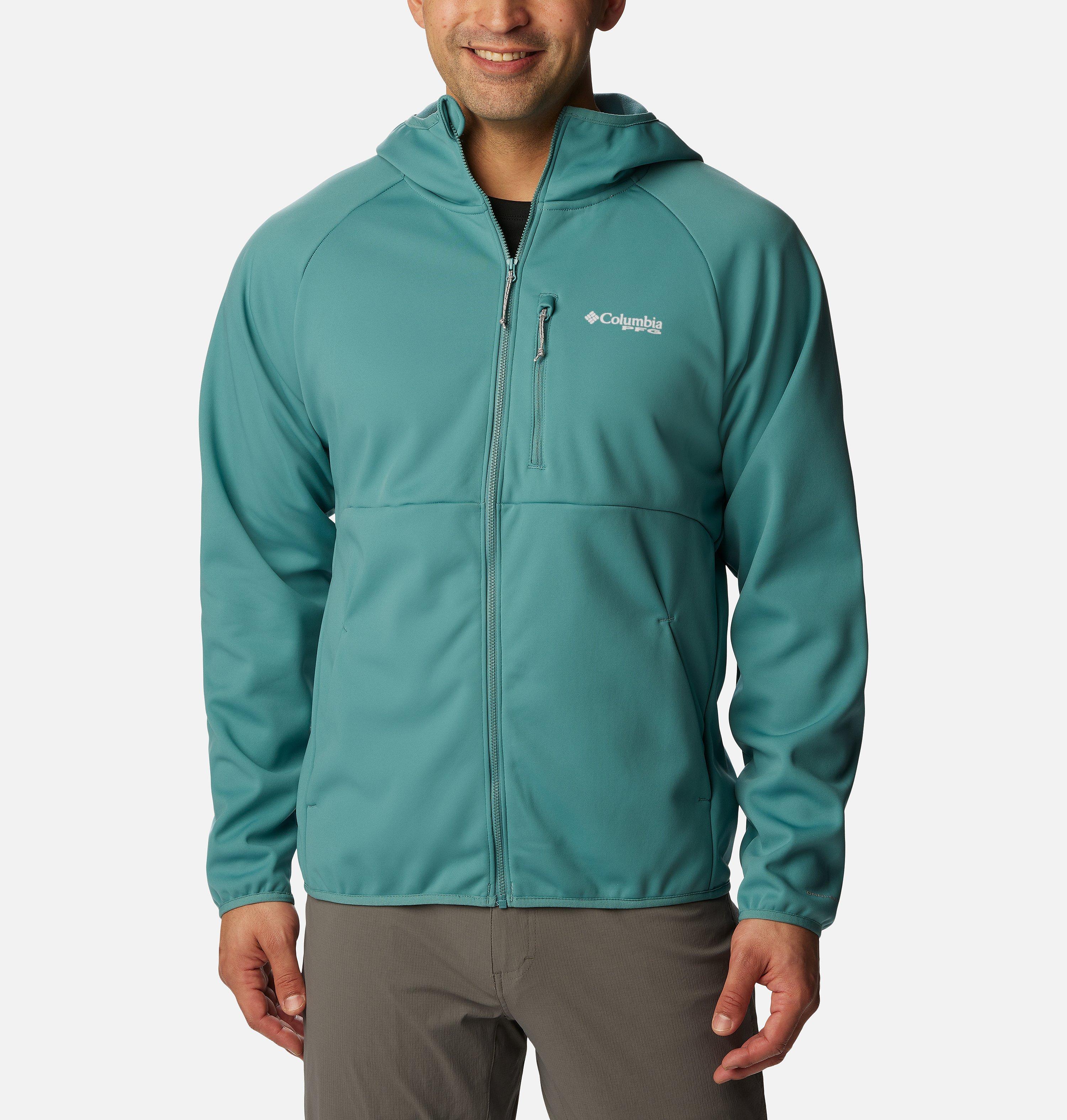 Men's PFG Terminal™ Stretch Softshell Hooded Jacket 1