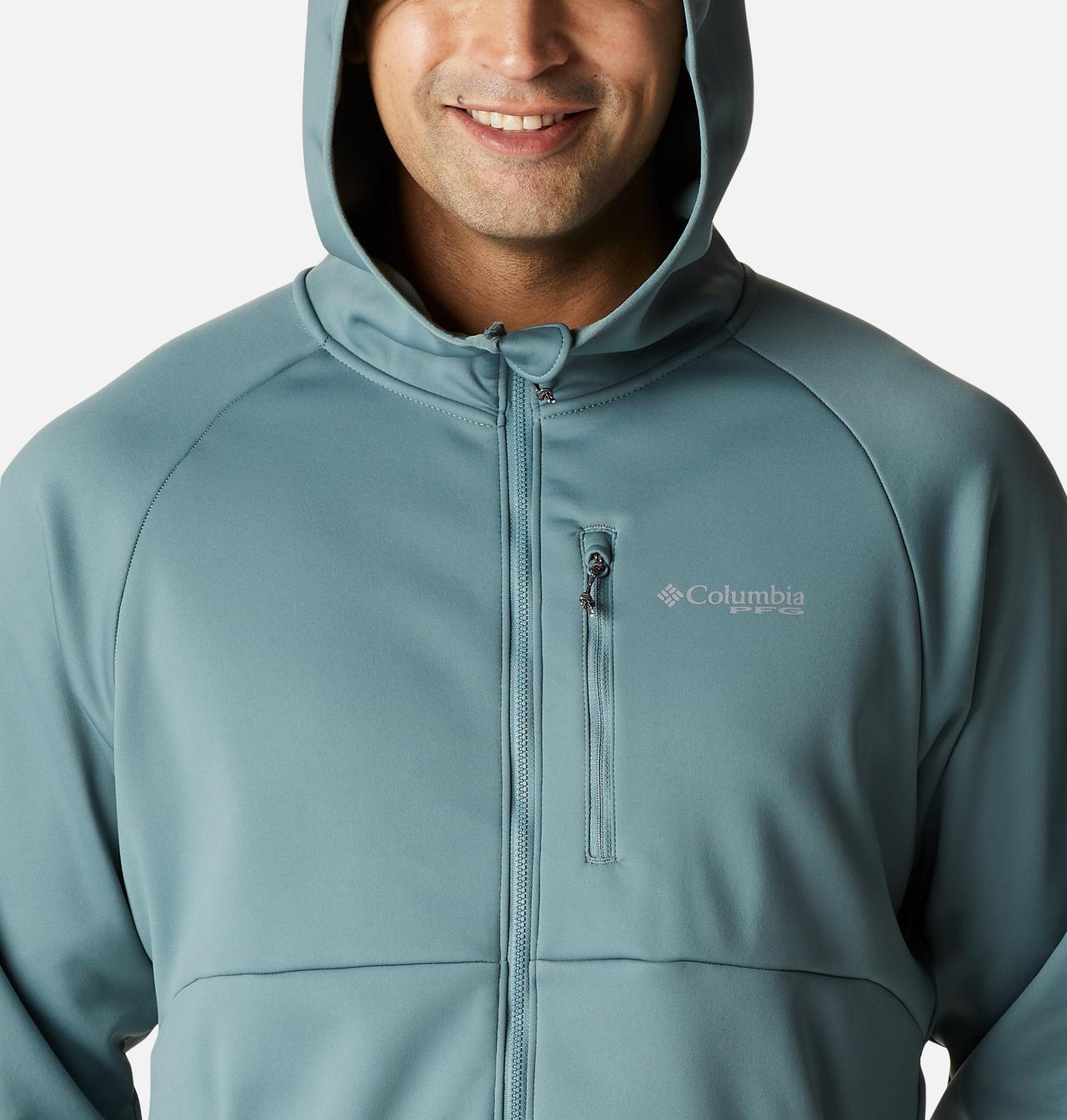 Men's PFG Terminal™ Stretch Softshell Hooded Jacket 4