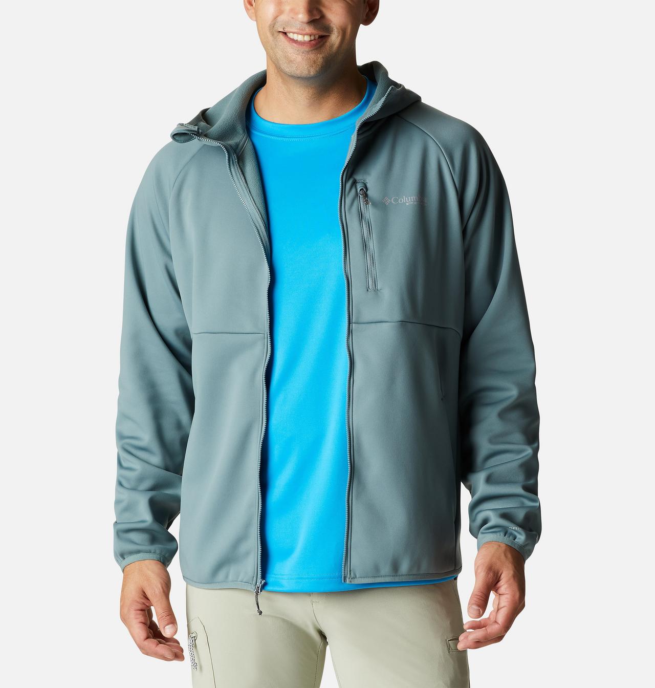 Men's PFG Terminal™ Stretch Softshell Hooded Jacket 7