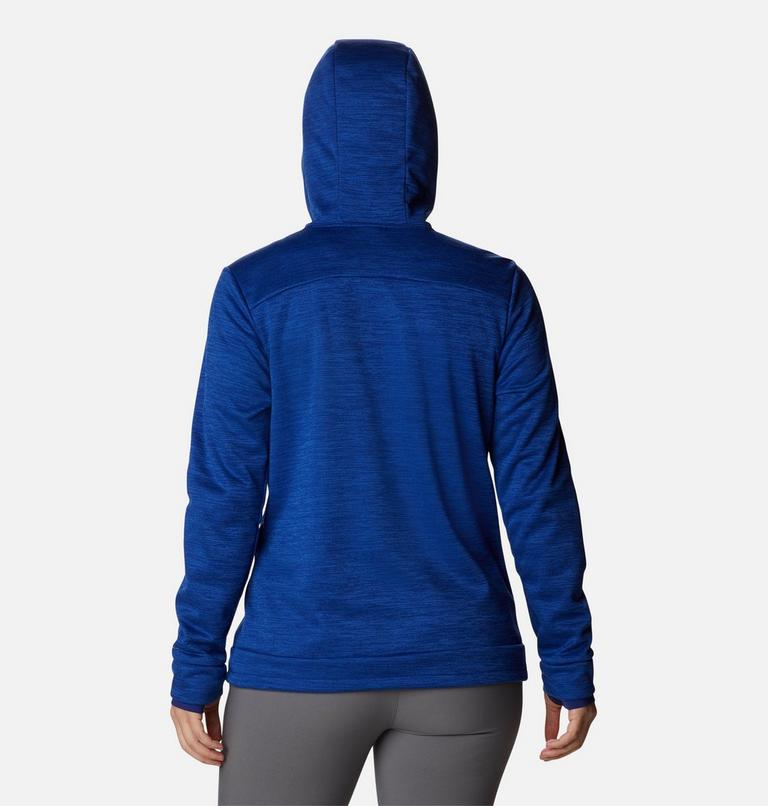 Women's Claudia Ridge Fleece Hoodie, Color: Dark Sapphire Heather, image 2