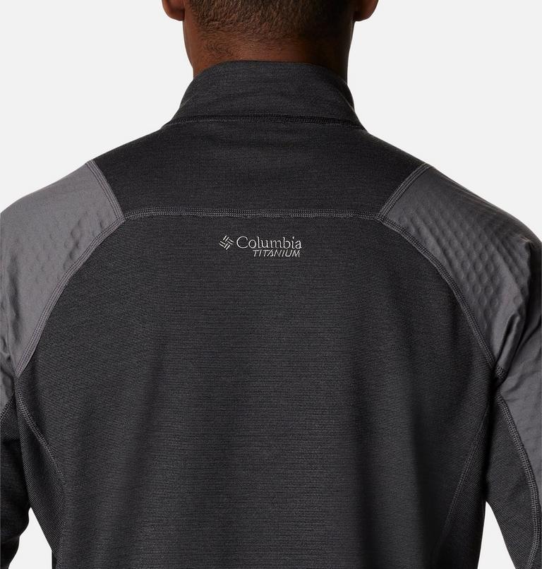 M Titan Pass Helix Half Zip-Fleece für Männer, Color: City Grey, Black, image 5