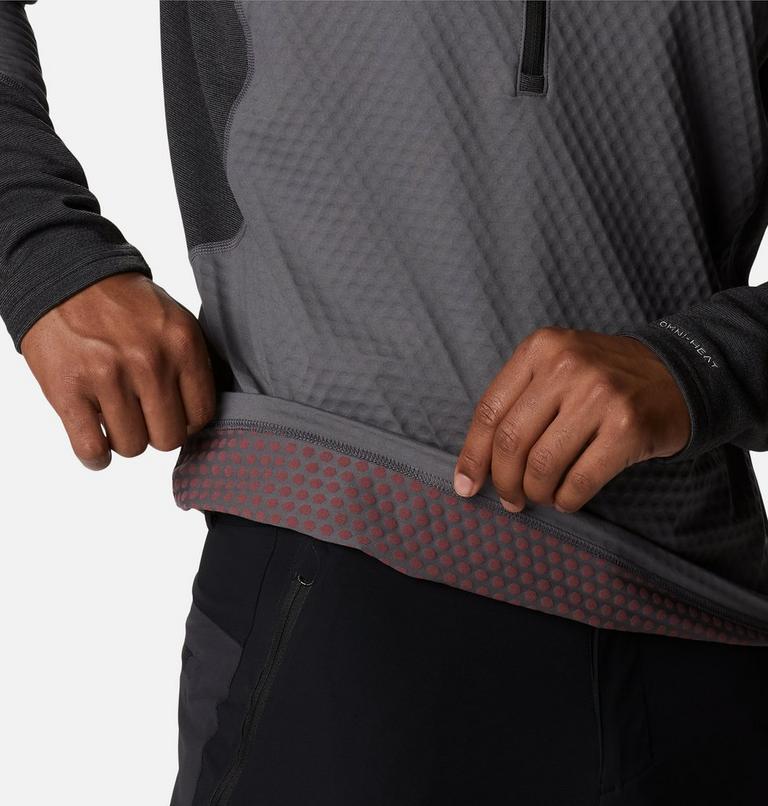 M Titan Pass Helix Half Zip-Fleece für Männer, Color: City Grey, Black, image 6