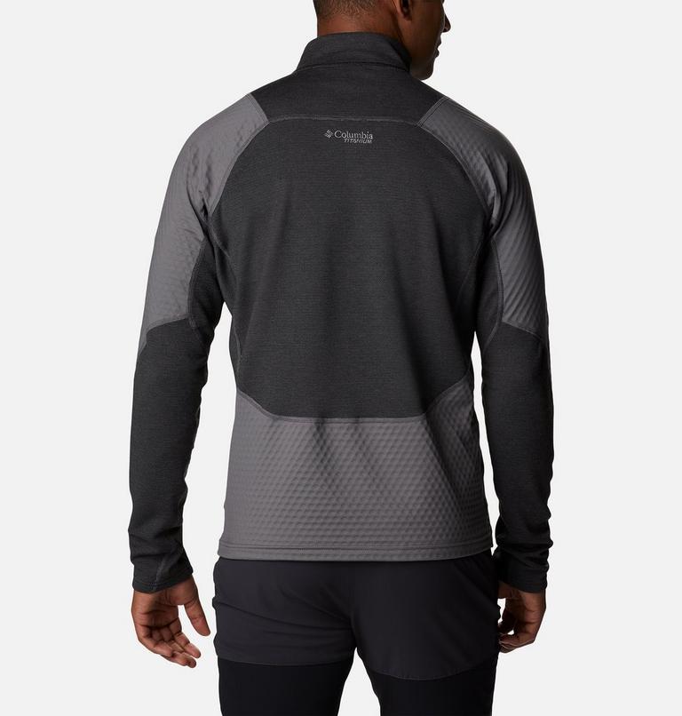 M Titan Pass Helix Half Zip-Fleece für Männer, Color: City Grey, Black, image 2