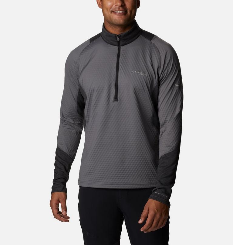 M Titan Pass Helix Half Zip-Fleece für Männer, Color: City Grey, Black, image 1