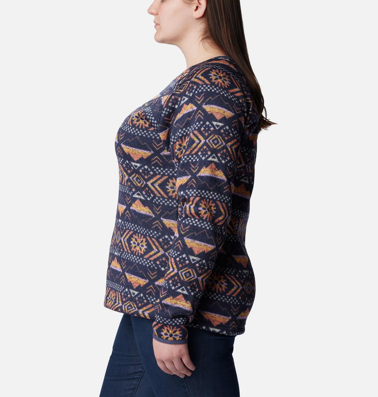 Women's Sweater Weather™ Fleece Crew Shirt - Plus Size 3