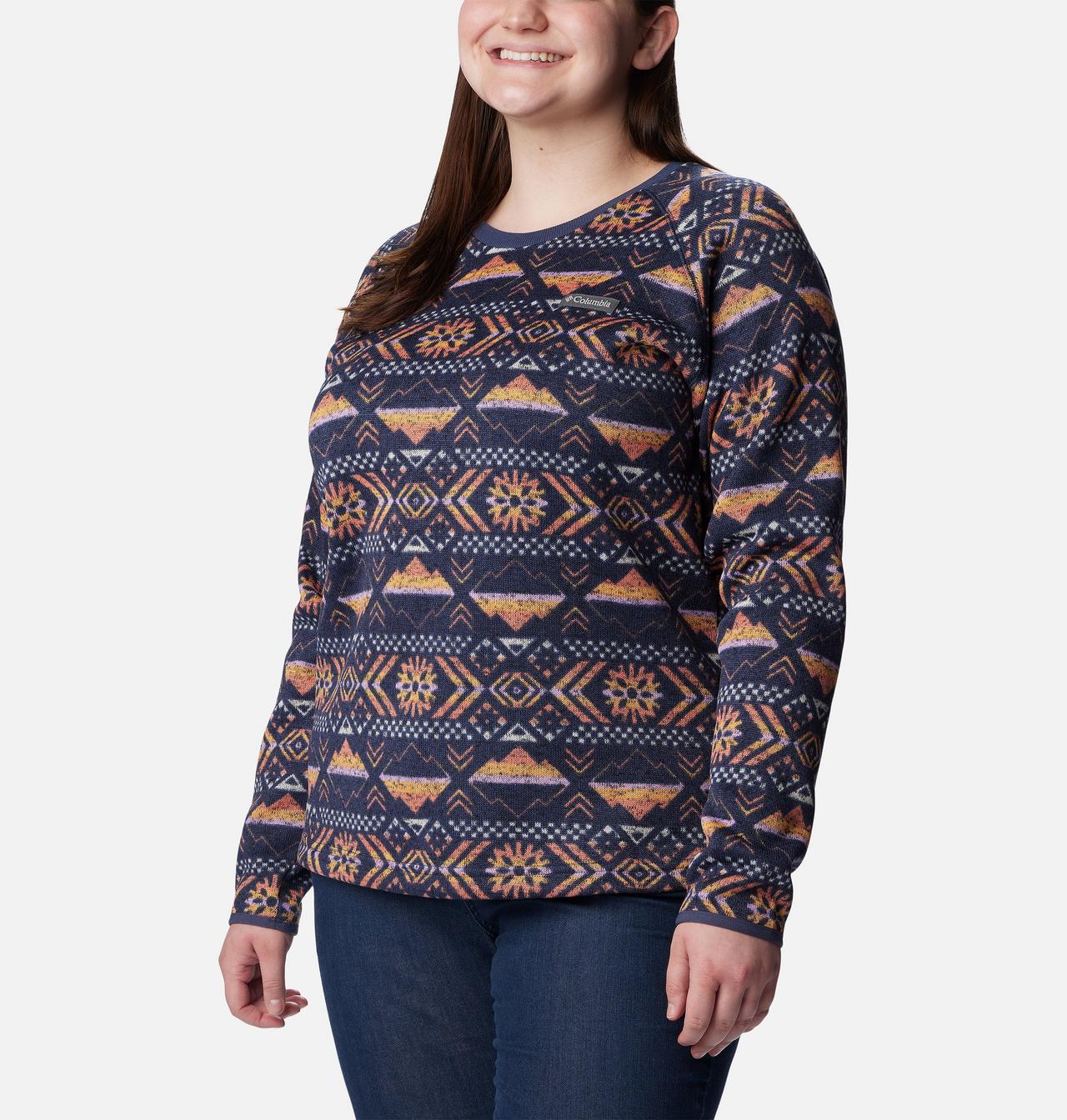 Women's Sweater Weather™ Fleece Crew Shirt - Plus Size 5