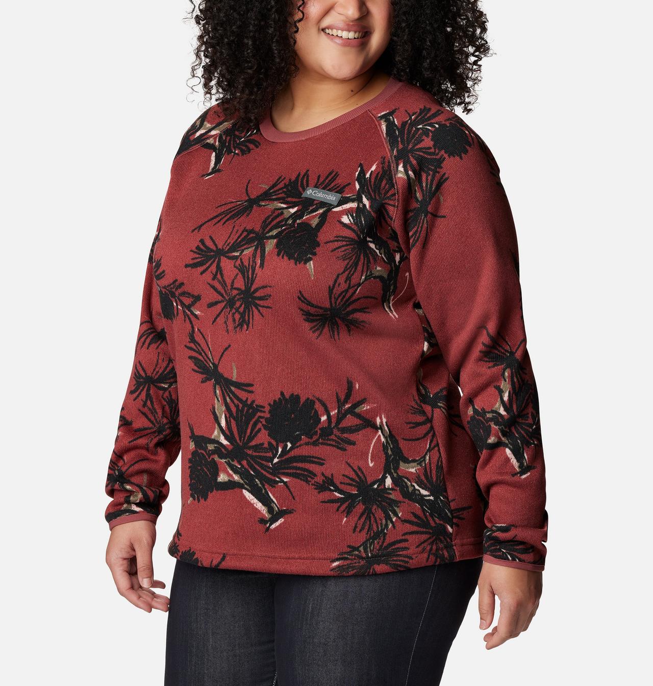 Women's Sweater Weather™ Fleece Crew Shirt - Plus Size 5