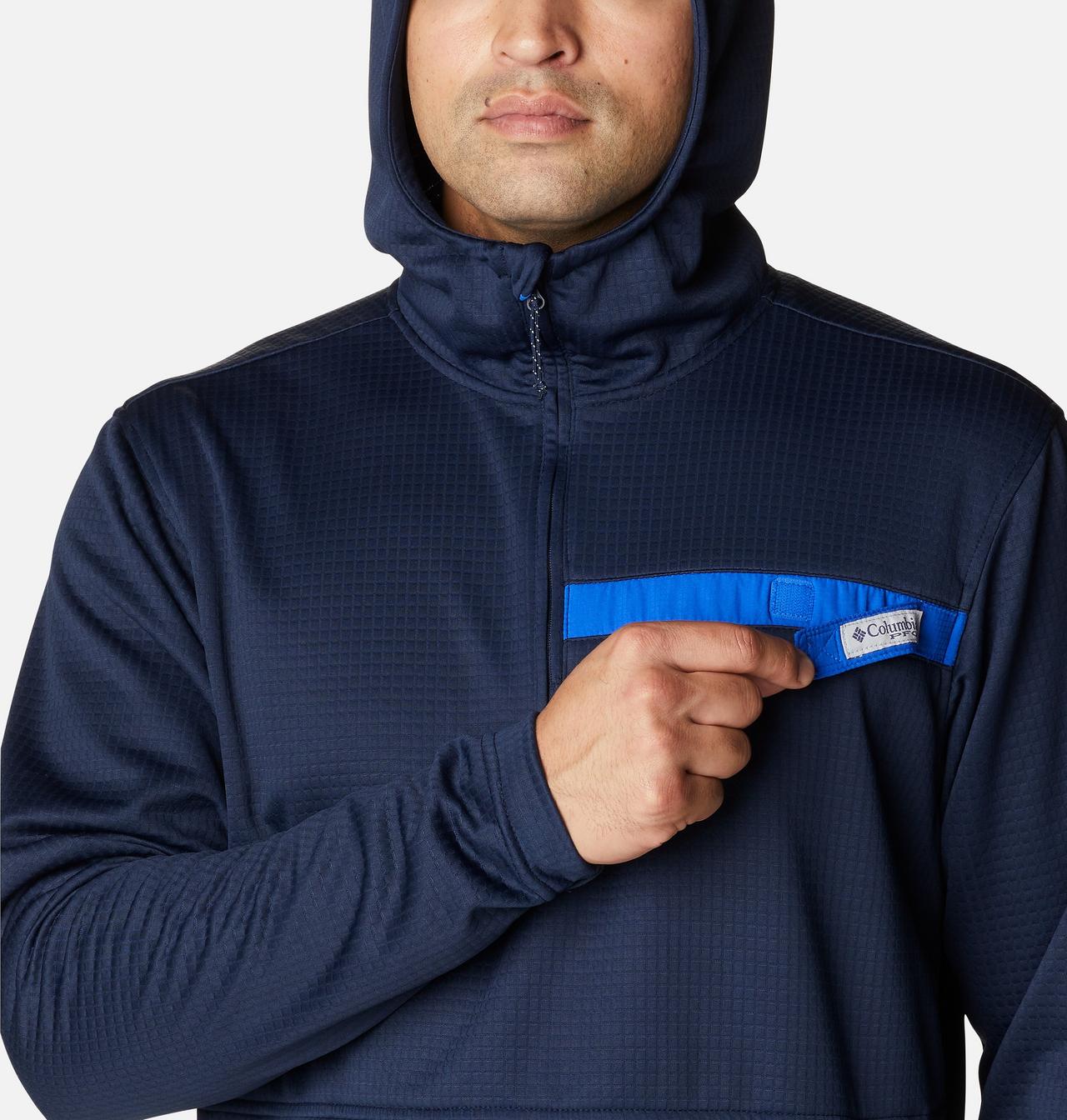 Skiff Guide™ Hooded 1/2 Zip Fleece | 465 | L 4