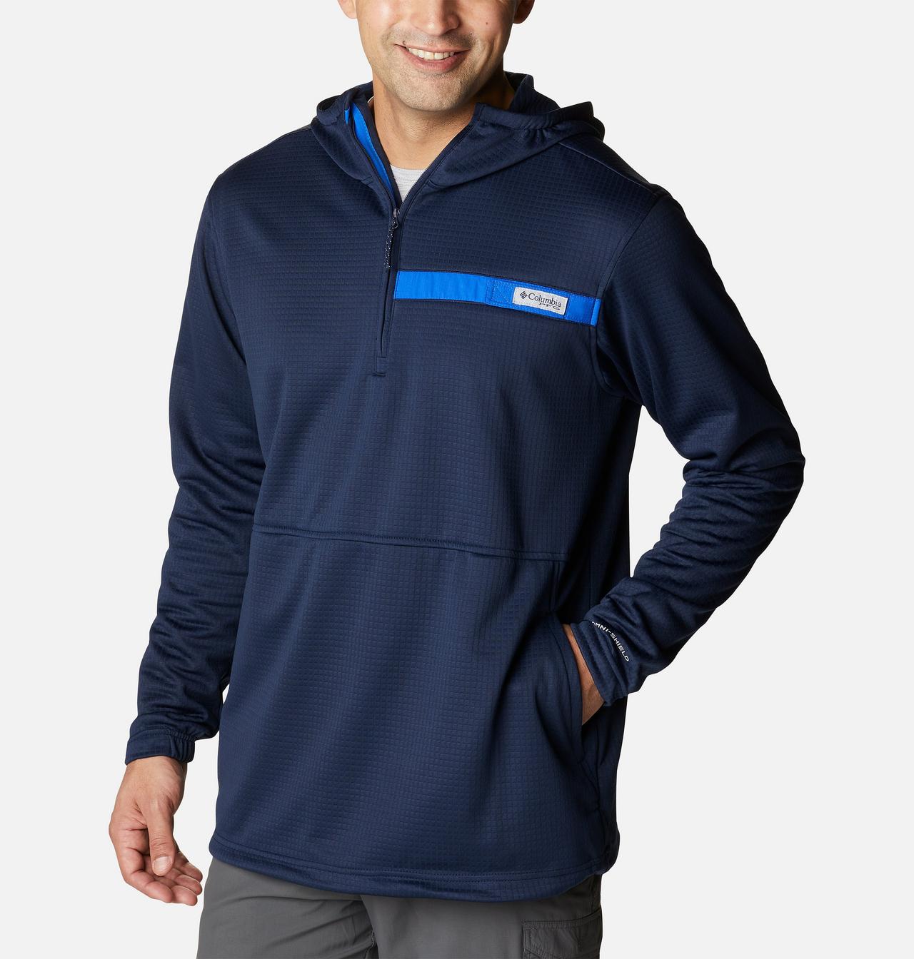 Skiff Guide™ Hooded 1/2 Zip Fleece | 465 | L 1