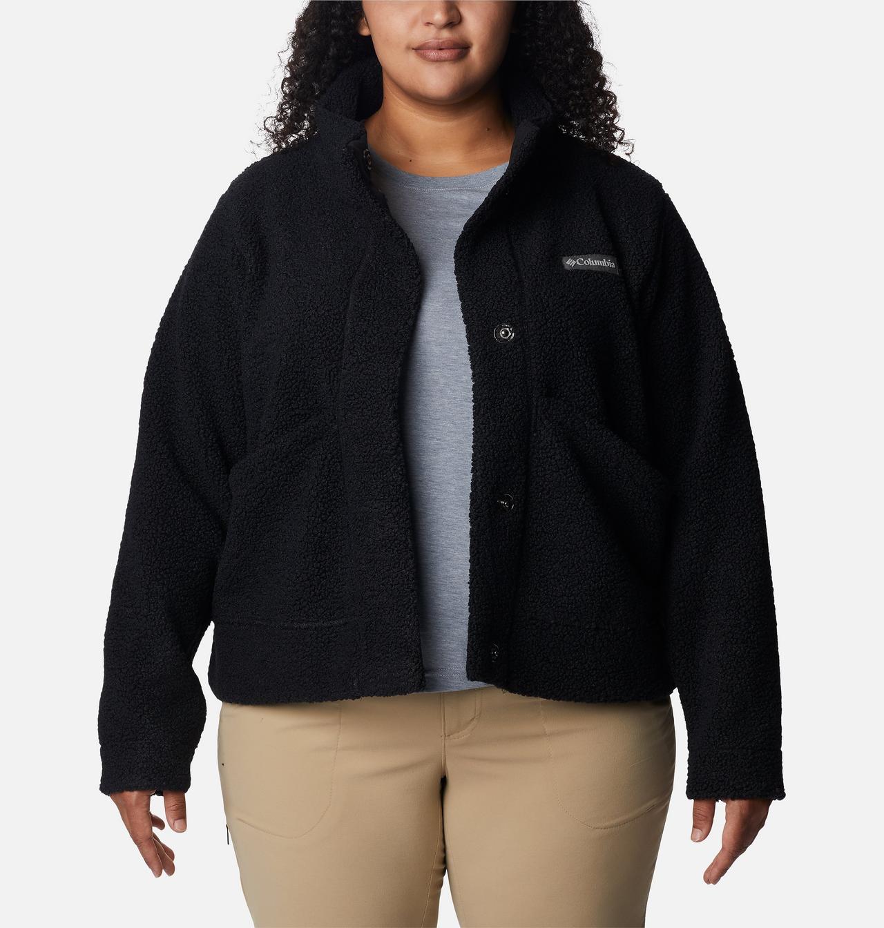 Women's Panorama™ Snap Fleece Jacket - Plus Size 6