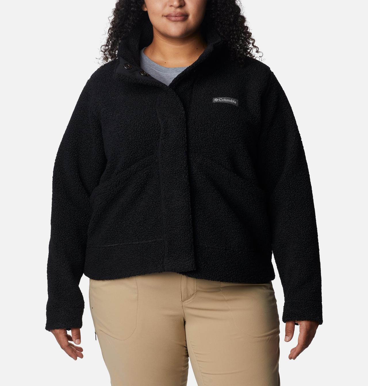 Women's Panorama™ Snap Fleece Jacket - Plus Size 1
