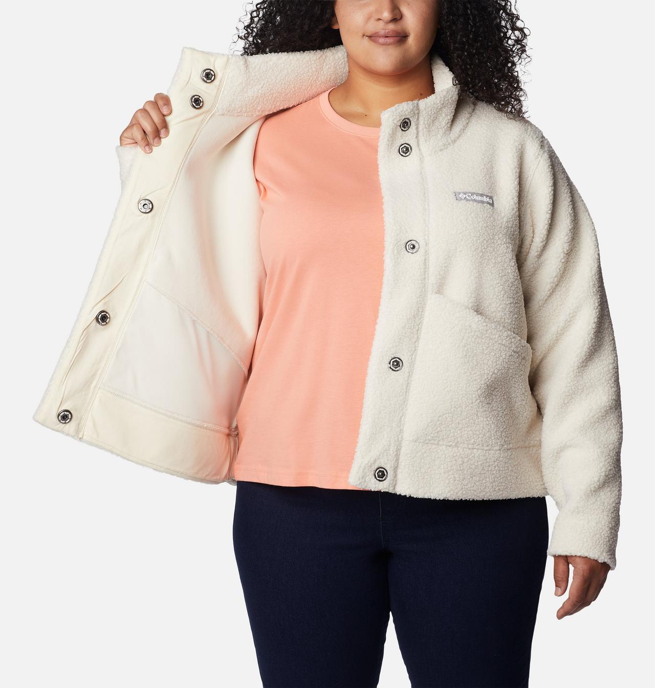 Women's Panorama™ Snap Fleece Jacket - Plus Size 5