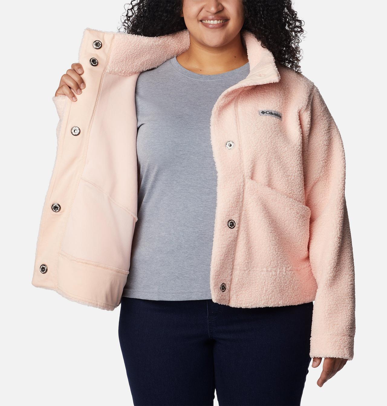Women's Panorama™ Snap Fleece Jacket - Plus Size 5