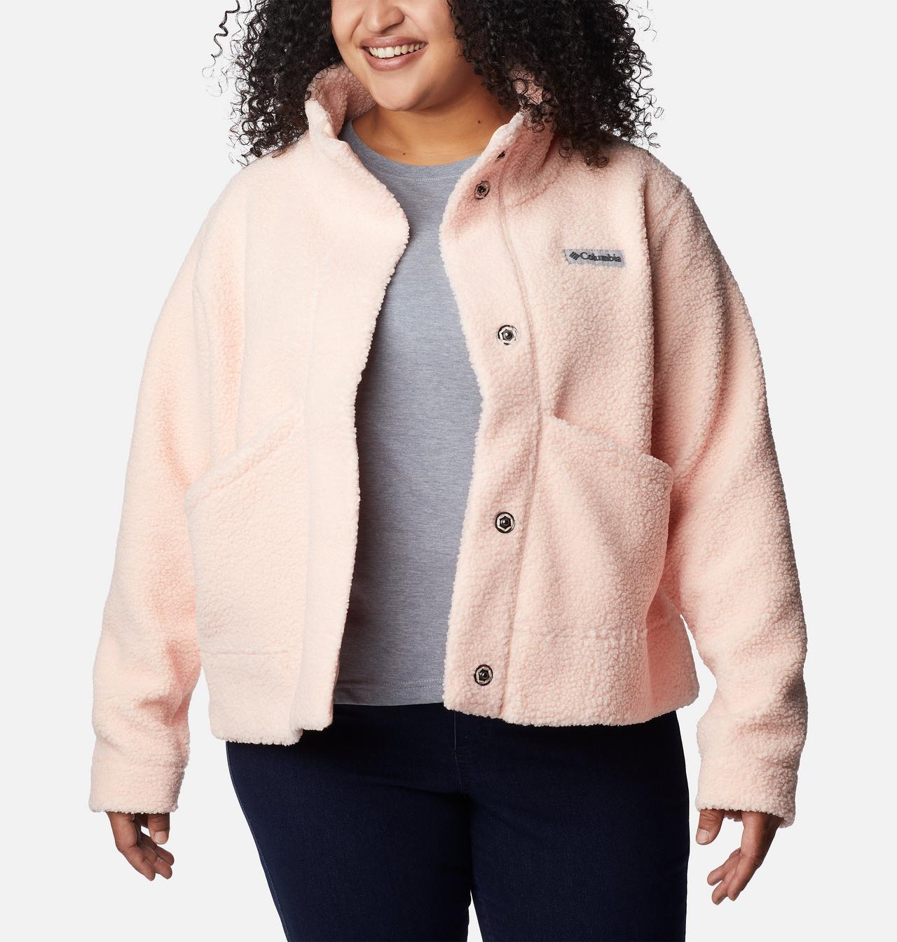 Women's Panorama™ Snap Fleece Jacket - Plus Size 6