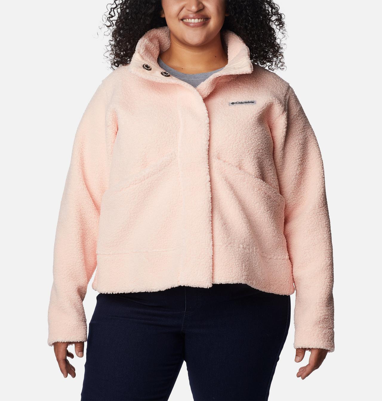 Women's Panorama™ Snap Fleece Jacket - Plus Size 1