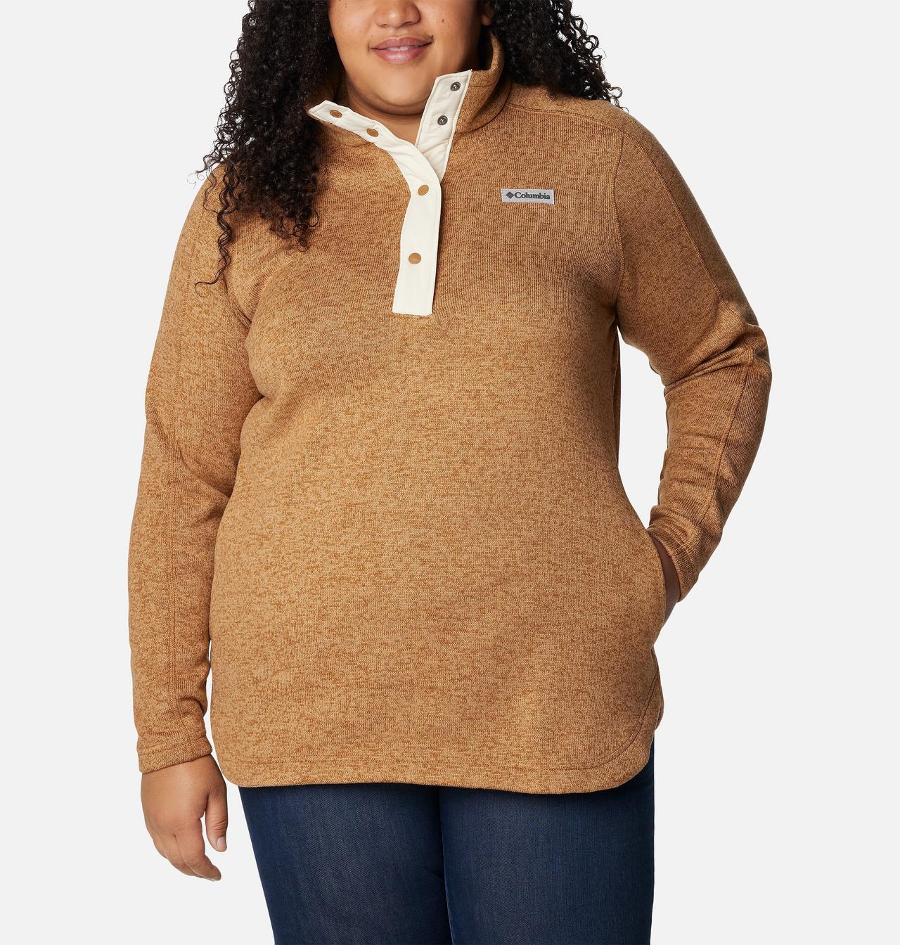 Women's Sweater Weather™ Fleece Tunic - Plus Size 1