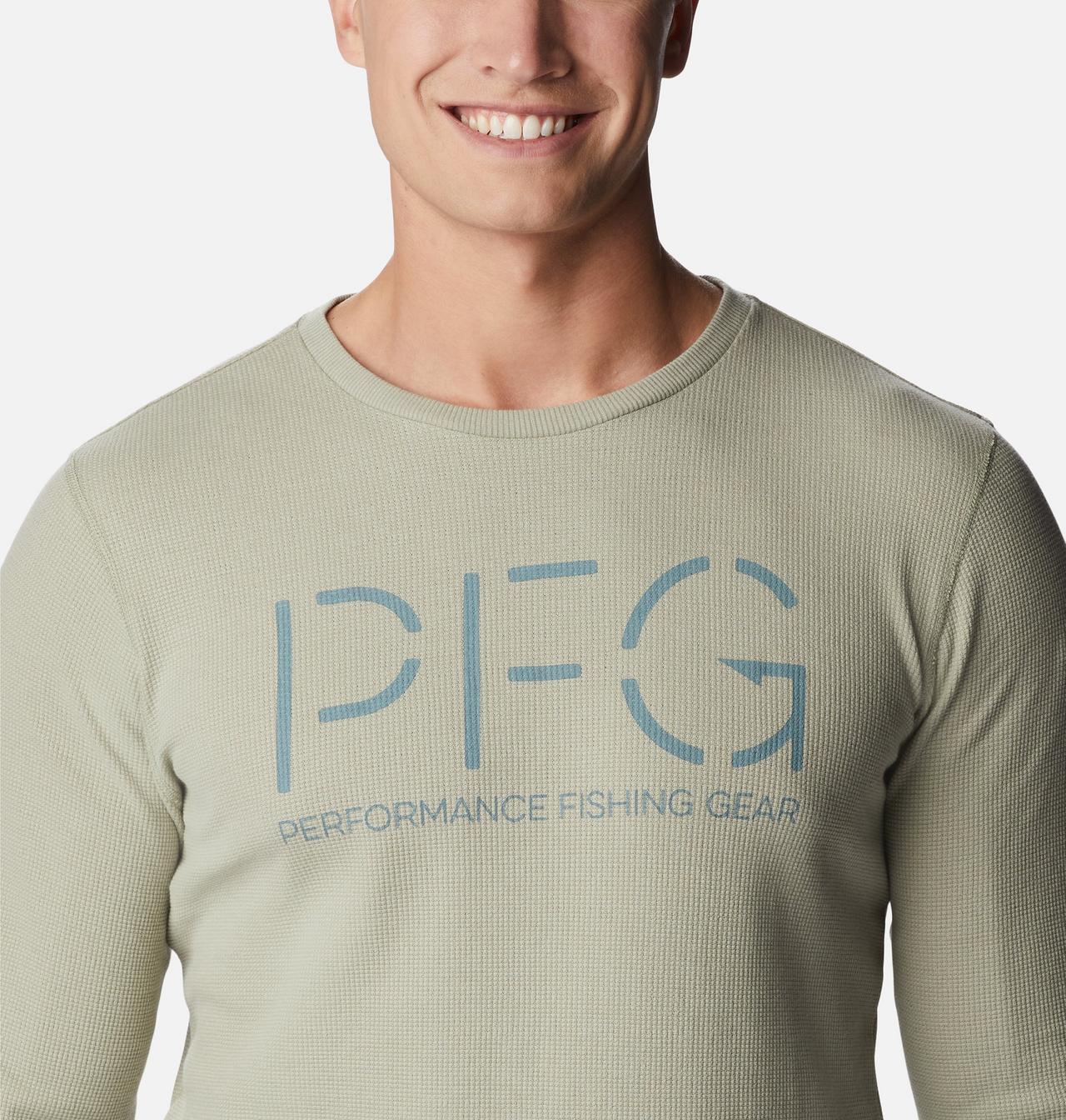 Men's PFG™ Utility Hook Waffle Long Sleeve Shirt 4
