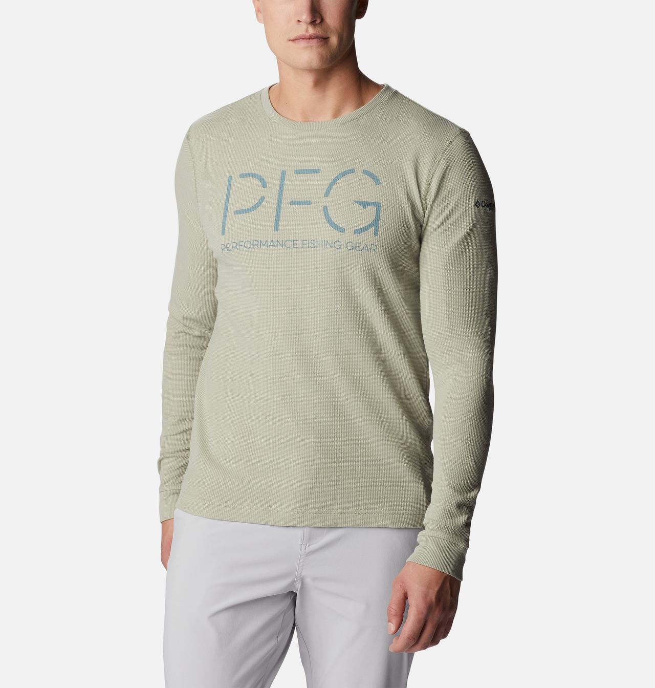 Men's PFG™ Utility Hook Waffle Long Sleeve Shirt 1