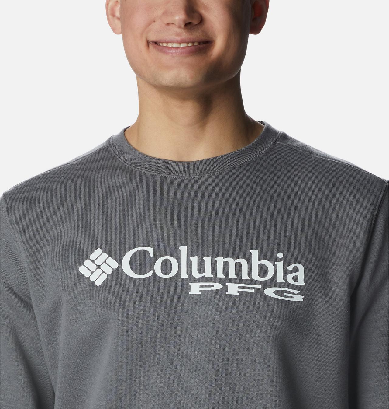 Men's PFG™ Stacked Logo Crew Sweatshirt - Tall 4