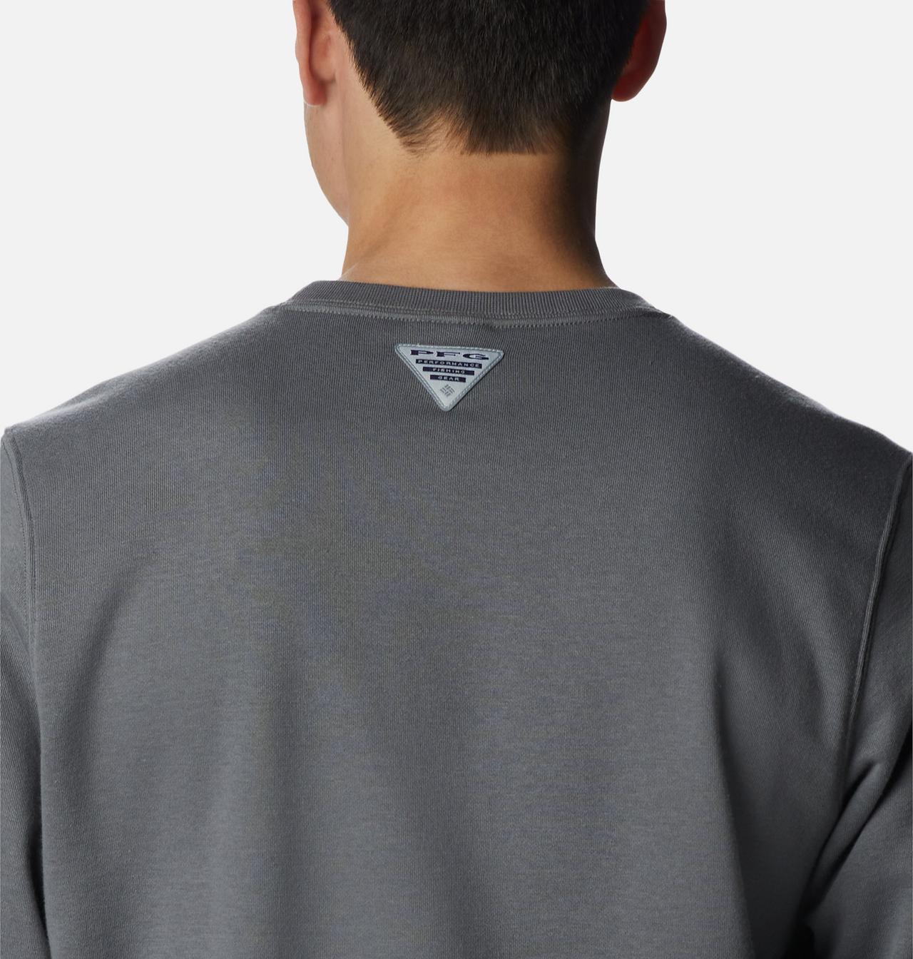 Men's PFG™ Stacked Logo Crew Sweatshirt - Tall 5