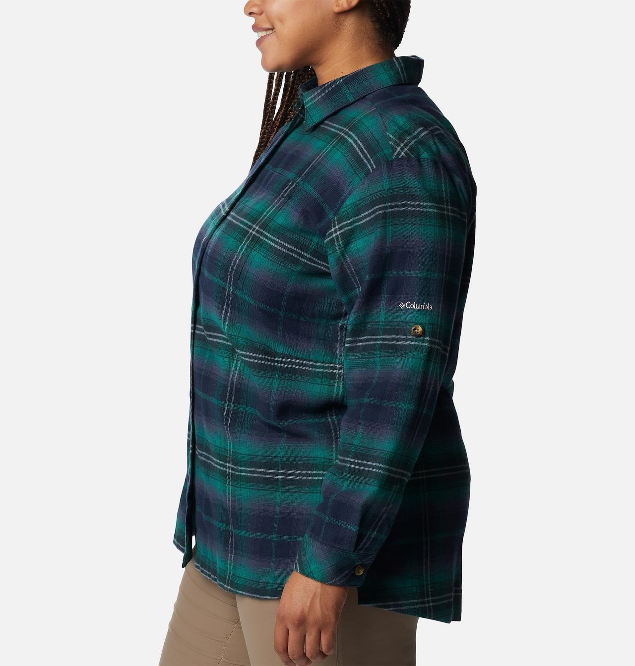 Women's Holly Hideaway™ Flannel Shirt - Plus Size 3