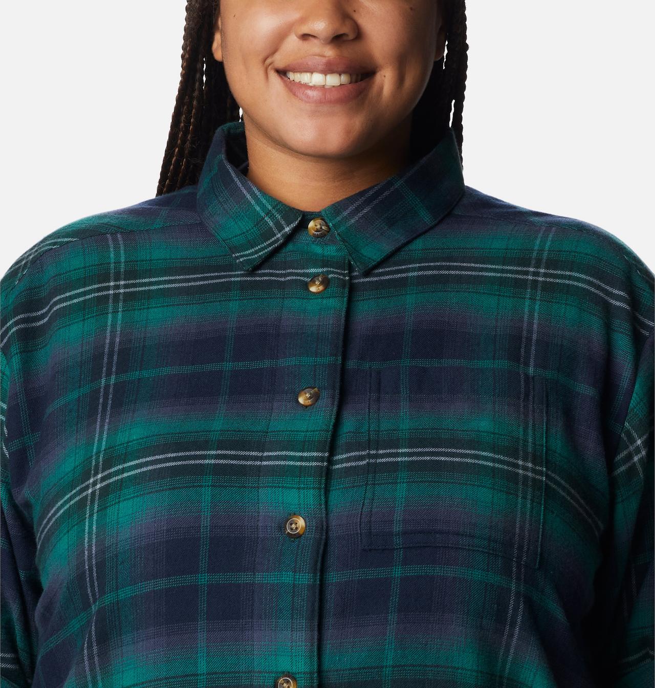 Women's Holly Hideaway™ Flannel Shirt - Plus Size 4