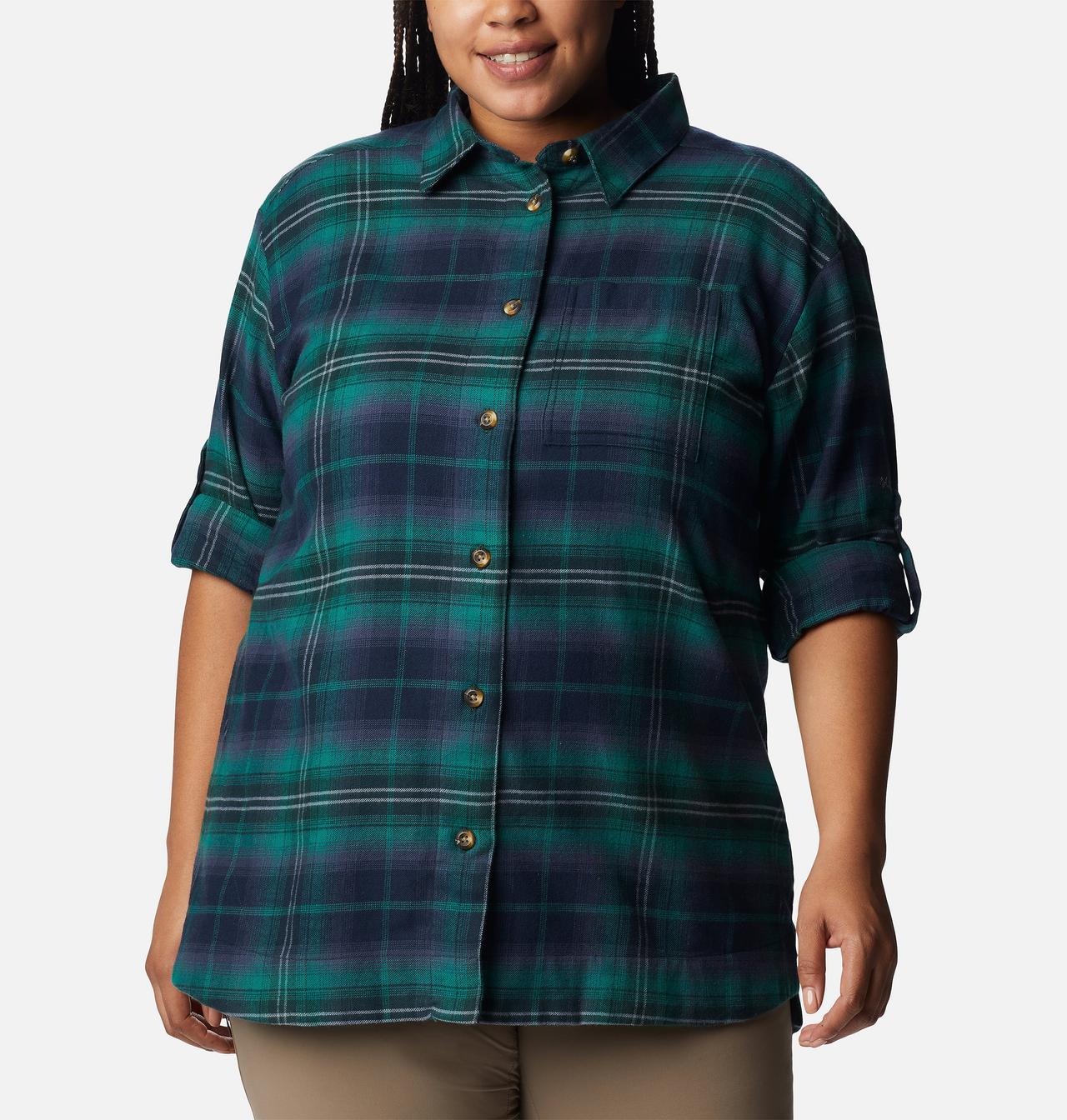 Women's Holly Hideaway™ Flannel Shirt - Plus Size 5