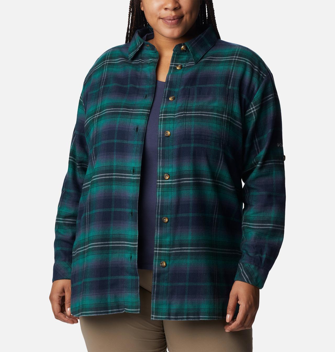 Women's Holly Hideaway™ Flannel Shirt - Plus Size 6