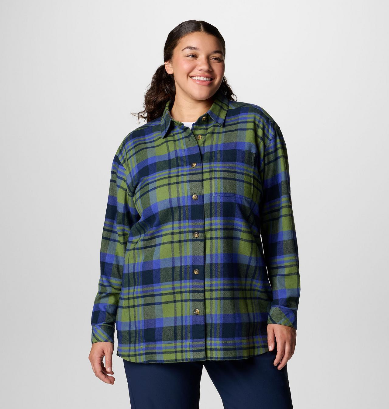 Women's Holly Hideaway™ Flannel Shirt - Plus Size 1