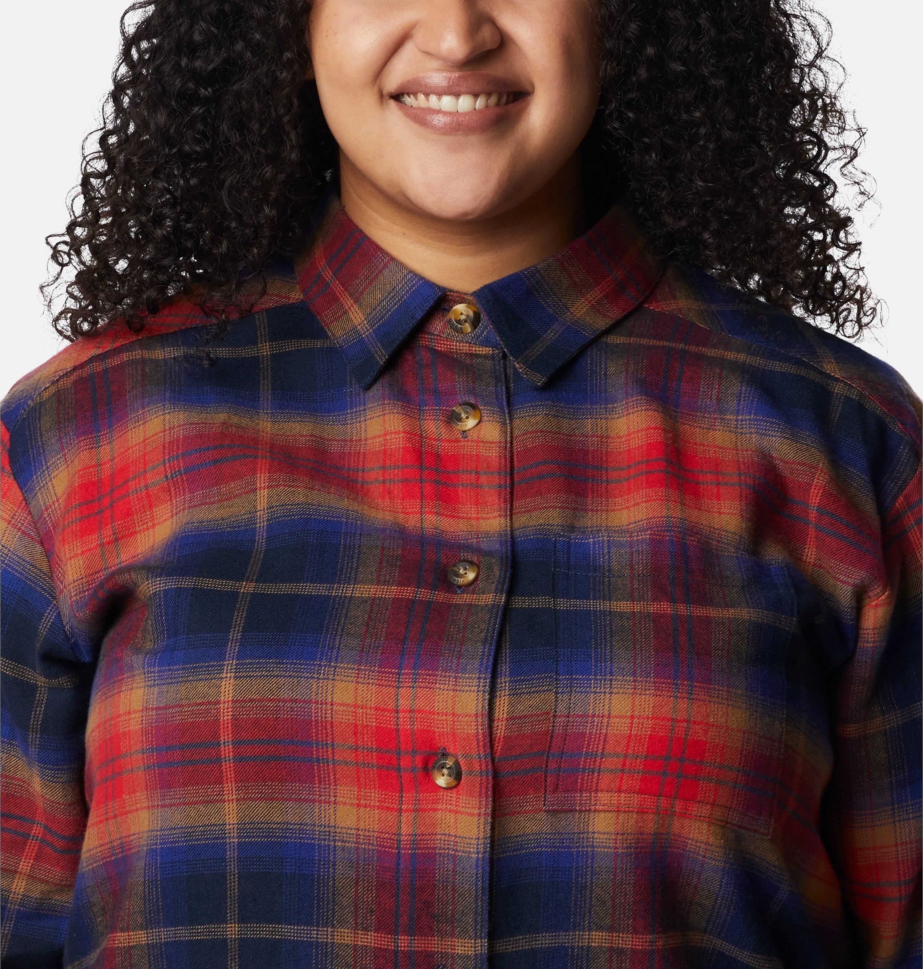 Women's Holly Hideaway Flannel Shirt - Plus Size 4